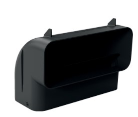 Skrócony łuk kanału płaskiego M pionowy 90° AD857033 od Gaggenau