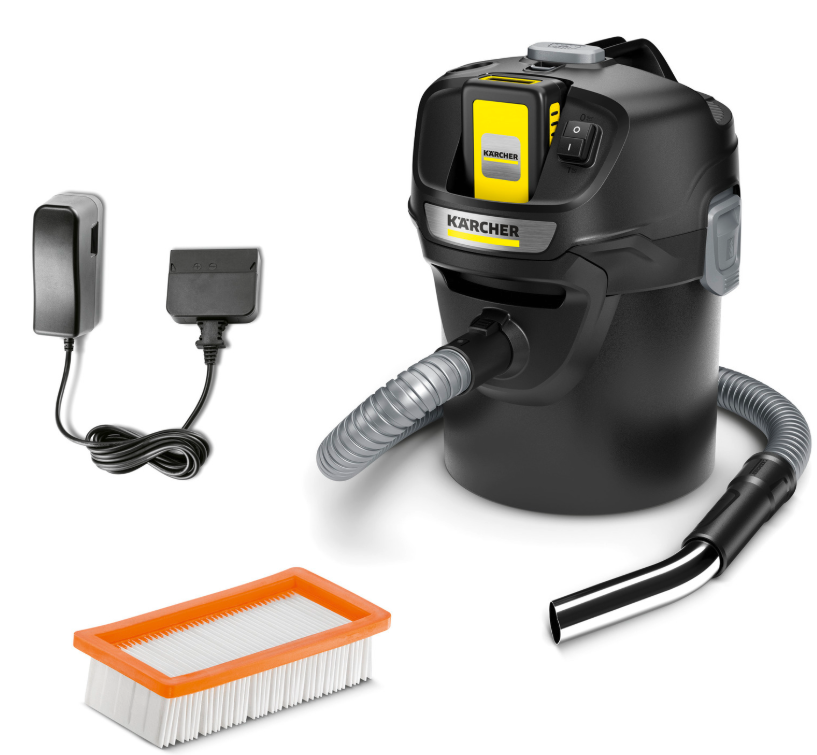 Kärcher AD 2 Battery Set Odkurzacz kominkowy
